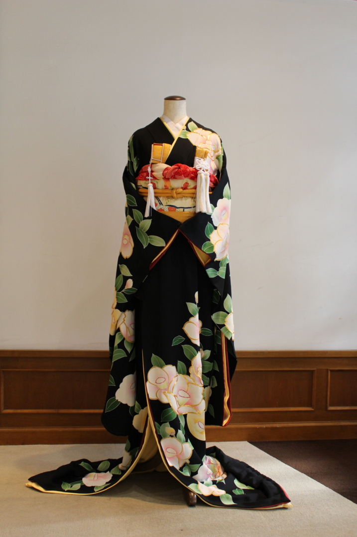裾引き振袖 お引きずり 着付け 引き振袖 でも色合わせを・・・ STYLE UN