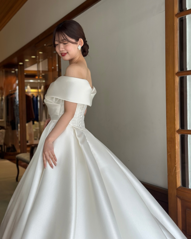 美品・小柄さんオススメ】Aラインウェディングドレス